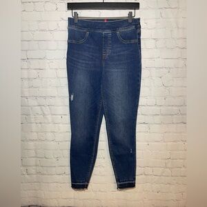 SPANX Jean-ish pull-on ankle leggings size medium